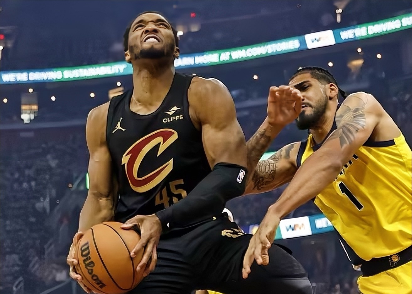 克里夫兰骑士迎中超关键赛；赛后外线爆发；媒体盛赞；身体对抗强度拉满的简单介绍